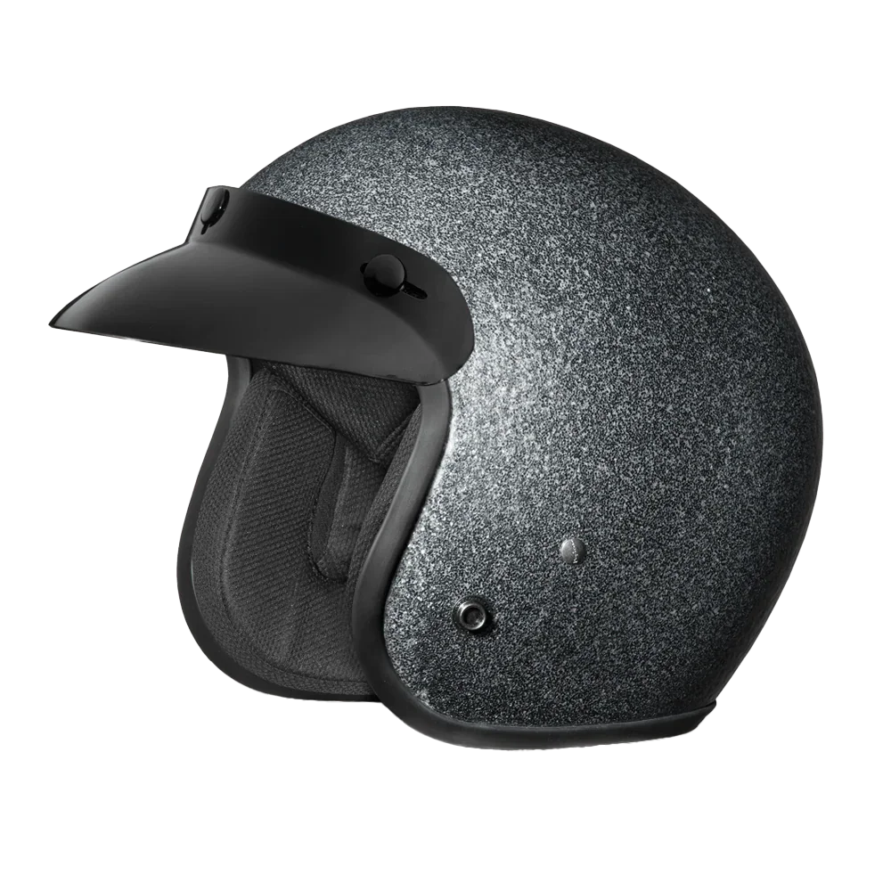 Daytona Helmets D.O.T. Daytona Cruiser- Gun Metal Flake