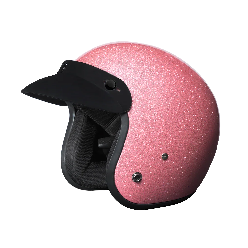 Daytona Helmets D.O.T. Daytona Cruiser- Pink Metal Flake
