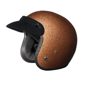 Daytona Helmets D.O.T. Daytona Cruiser- Root Beer Metal Flake
