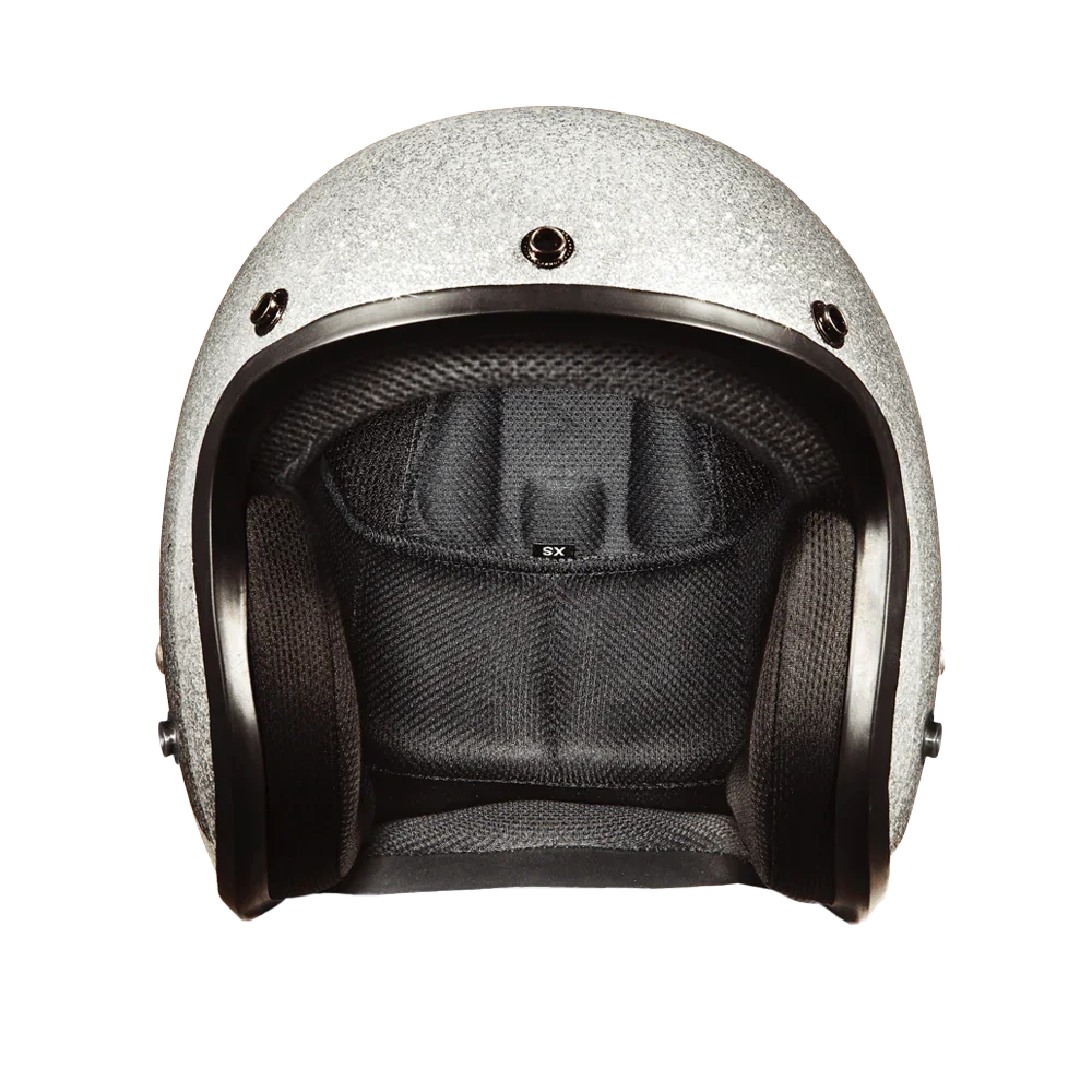 Daytona Helmets D.O.T. Daytona Cruiser- Silver Metal Flake