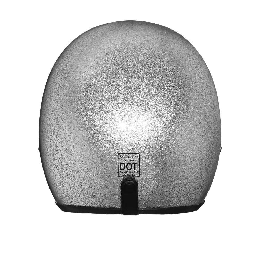 Daytona Helmets D.O.T. Daytona Cruiser- Silver Metal Flake