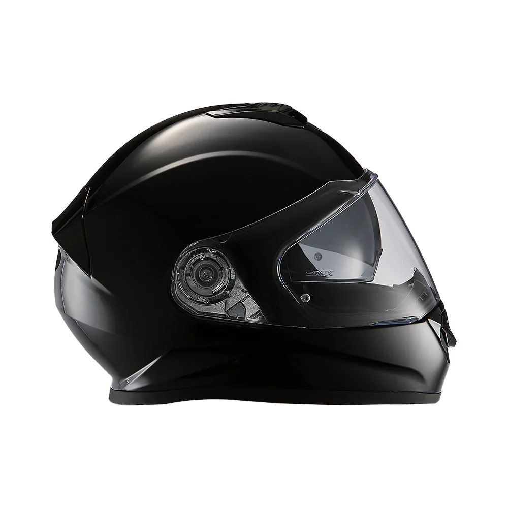 Daytona Helmets Daytona Detour Full Face Motorcycle Helmet - DOT Certified, Dual Visor, Street Bike Helmet, Men/Women/Youth - Hi-Gloss Black