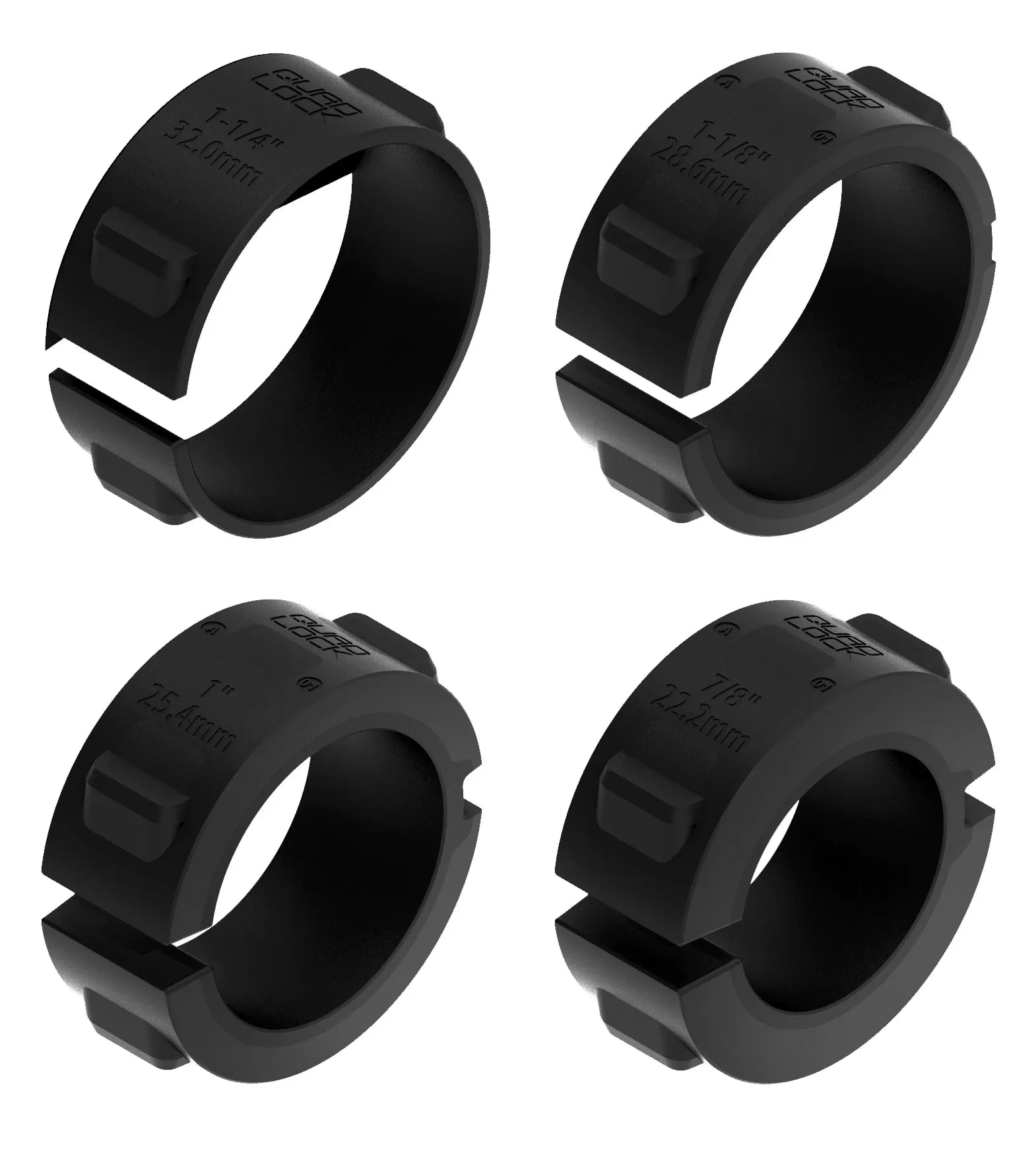 Quad Lock Replacement Bar Spacers - Motorcycle Handlebar Mount Pro