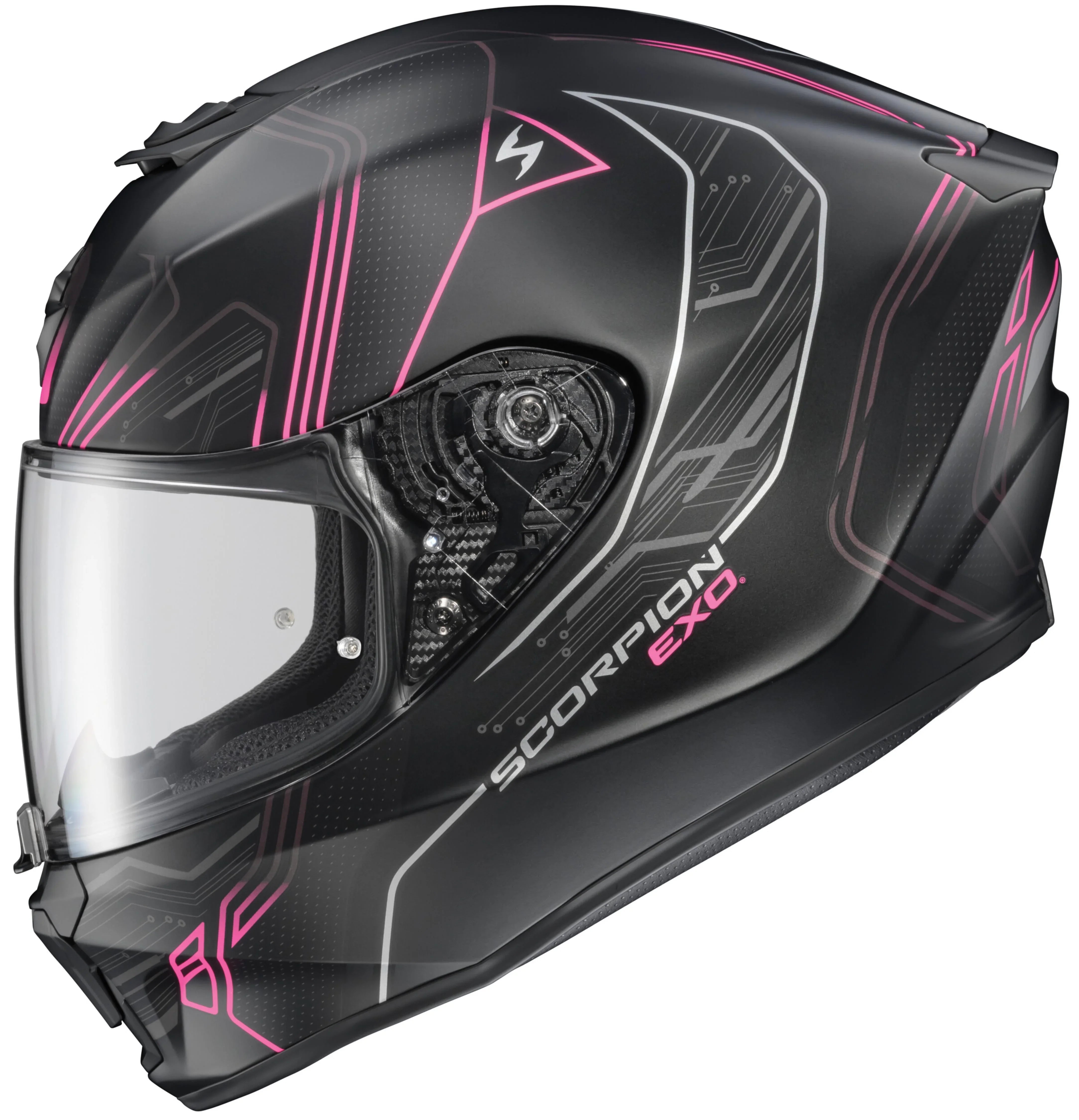 funky womens motorcycle helmets Hot Leathers HLD1048 'Live, Love Ride' Gloss Pink DOT Appro 100% UVA/B protection up to 400 nanometers Women's Motorcycle Helmets | Best