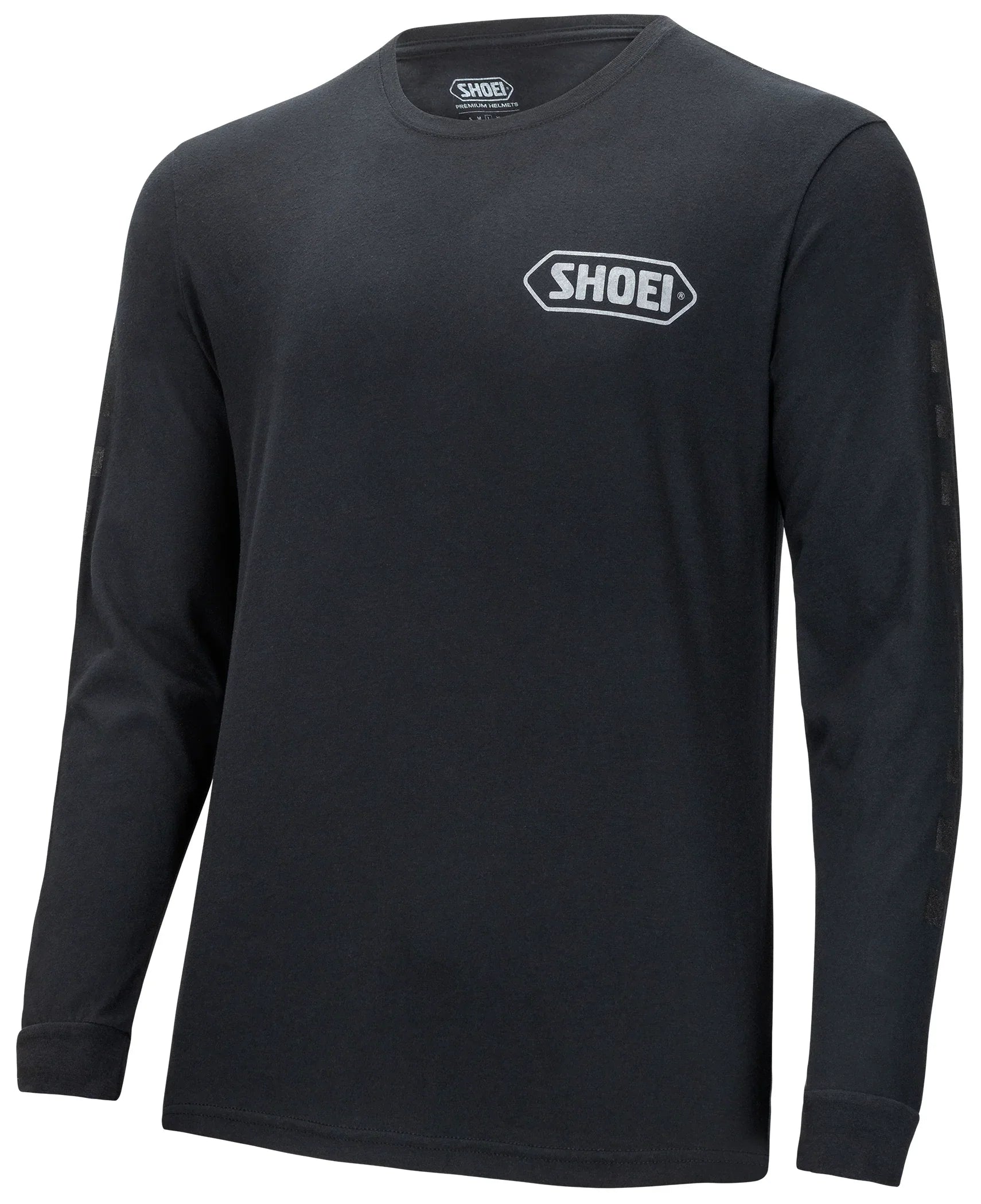 SHOEI CORP LOGO LONG SLEEVE T-SHIRT BLACK/GUNMETAL XXL