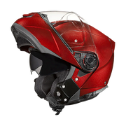 Daytona Helmets Daytona Glide Modular Motorcycle Helmet - DOT Approved, Bluetooth Ready, Dual Visor, Men/Women/Youth - Black Cherry
