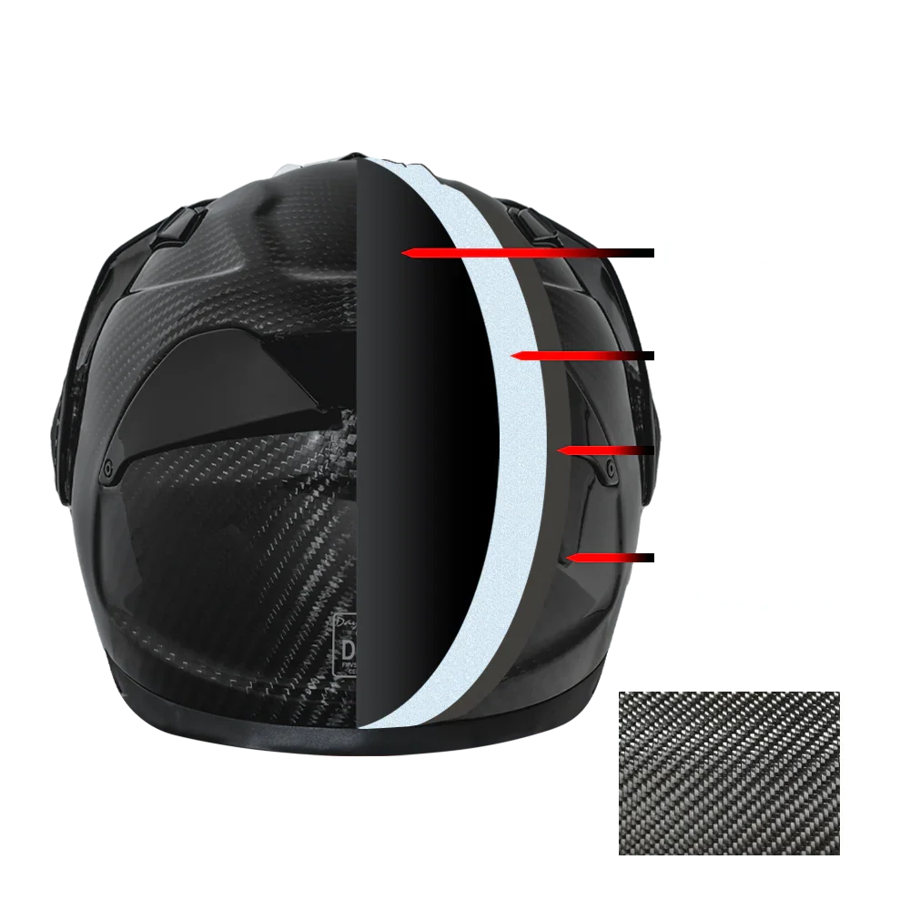 Daytona C6 Pro – Grey Carbon Fiber – The Helmet Shop