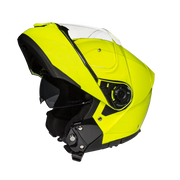 Daytona Helmets Daytona Glide Modular Motorcycle Helmet - DOT Approved, Bluetooth Ready, Dual Visor, Men/Women/Youth - Fluorescent Yellow