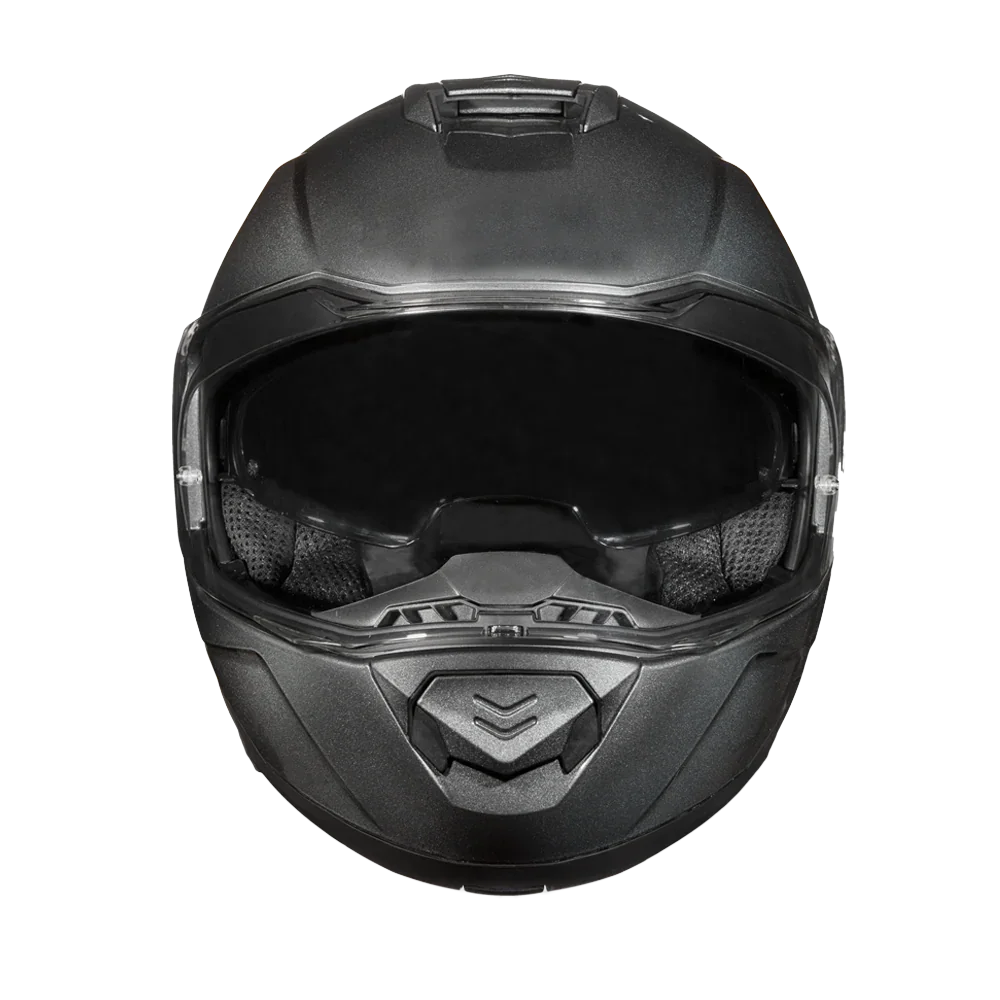 Daytona Helmets Daytona Glide Modular Motorcycle Helmet - DOT Approved, Bluetooth Ready, Dual Visor, Men/Women/Youth - Gun Metal Grey Metallic