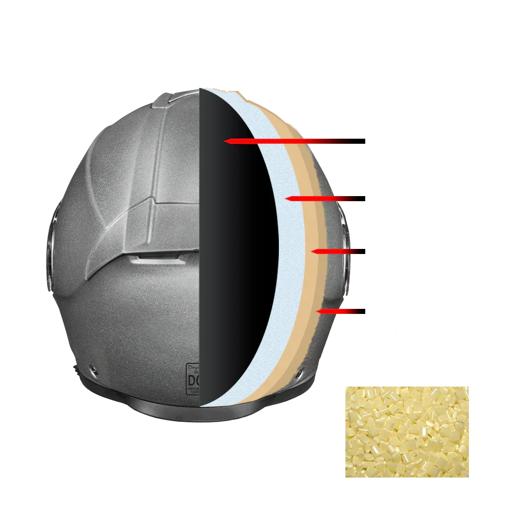 Daytona Helmets Daytona Glide Modular Motorcycle Helmet - DOT Approved, Bluetooth Ready, Dual Visor, Men/Women/Youth- Shark Blu