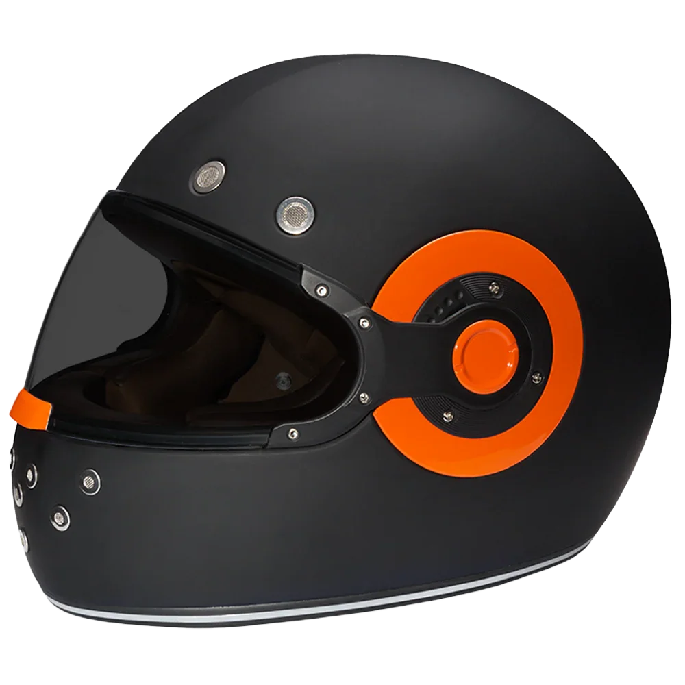 best full face retro motorcycle helmet Daytona Helmet: Vintage Style - Captain America Stealth Capture the essence of the golden age of riding with the Daytona Retro Full Face Motorcycle Helmet in a sleek Dull Black finish Just uploaded our pic of