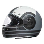 Daytona Helmets DOT Daytona Retro Full Face Motorcycle Helmet: Vintage Style for Men, Women, & Youth - W/ Racer