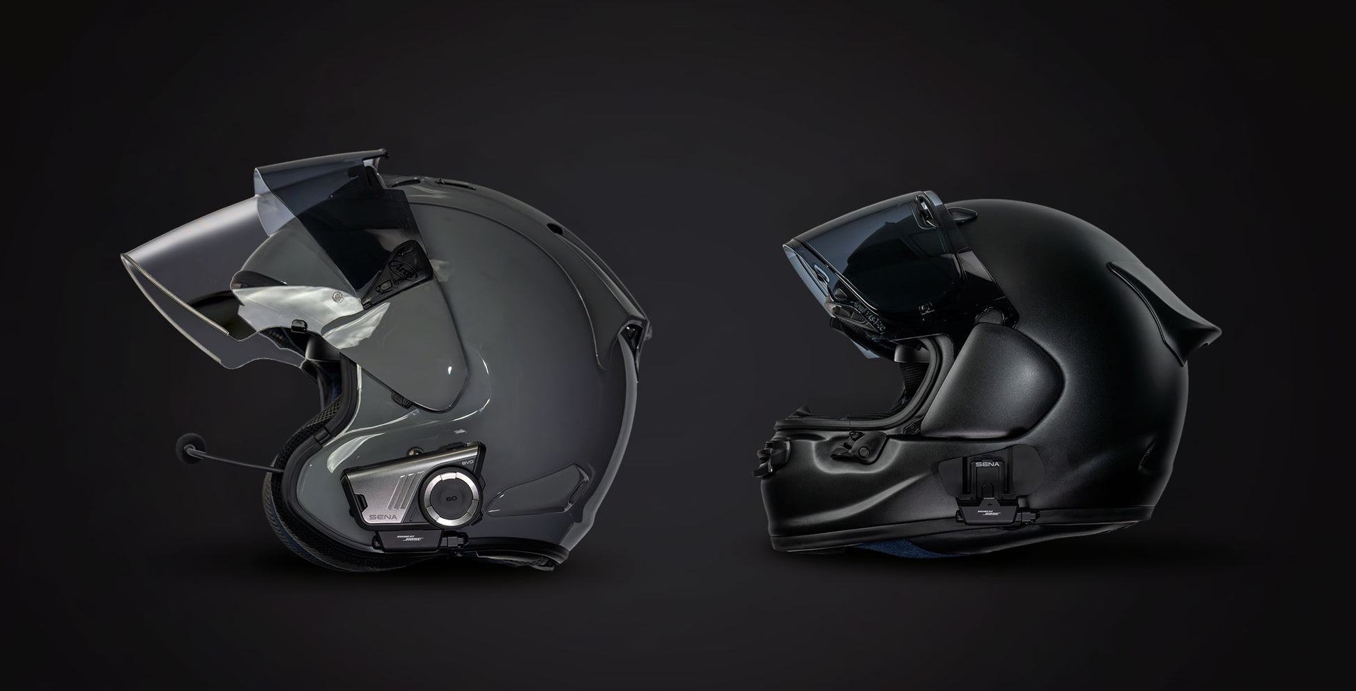 SENA 60S EVO Bluetooth Intercom Helmet Headset Sound by BOSE- Single Pack